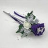 Artificial Wedding Flower Girl Wand Butterfly Purple