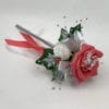 Artificial Wedding Flower Girl Wand Butterfly Rose Pink Coral