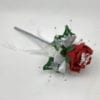 Artificial Wedding Flower Girl Wand Butterfly Rose Red