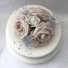 Artificial Wedding Flowers Single Wedding Cake Topper
