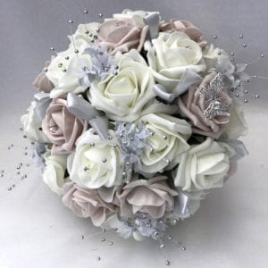 Artificial Wedding Flowers Maid of Honour Posy / Matron of Honour Posy