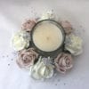 Artificial Wedding Flowers Candle Ring Table Decoration