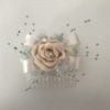 Artificial Wedding Flowers Bridal Hair Comb pictured in Ivory / Blush Pink