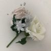 Artificial Wedding Flowers Double Buttonhole / Groomsmen buttonhole