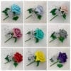 Artificial Wedding Flower Single Buttonholes