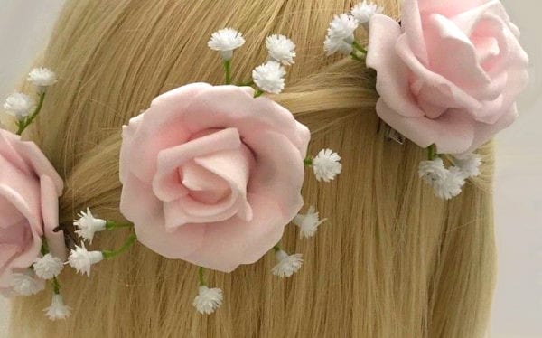 Artificial Wedding Flower Hair Accessories
