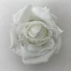 Sample Bridal Rose White Glittered