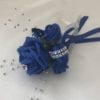 Diamante flower girl wand royal blue