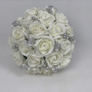 Brides posy. - Ivory