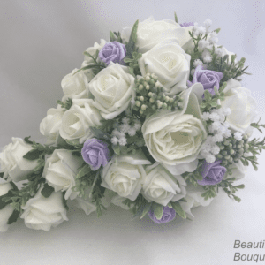 brides peony teardrop bouquet