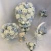 Artificial Wedding Bouquets - Baby Blue