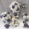 Artificial Wedding Bouquets - Lilac