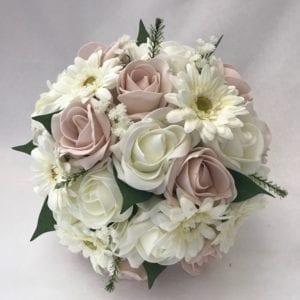gerbera bridesmaid bouquet