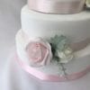 wedding 3 piece rose cake topper