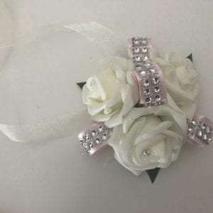 wedding wrist corsage