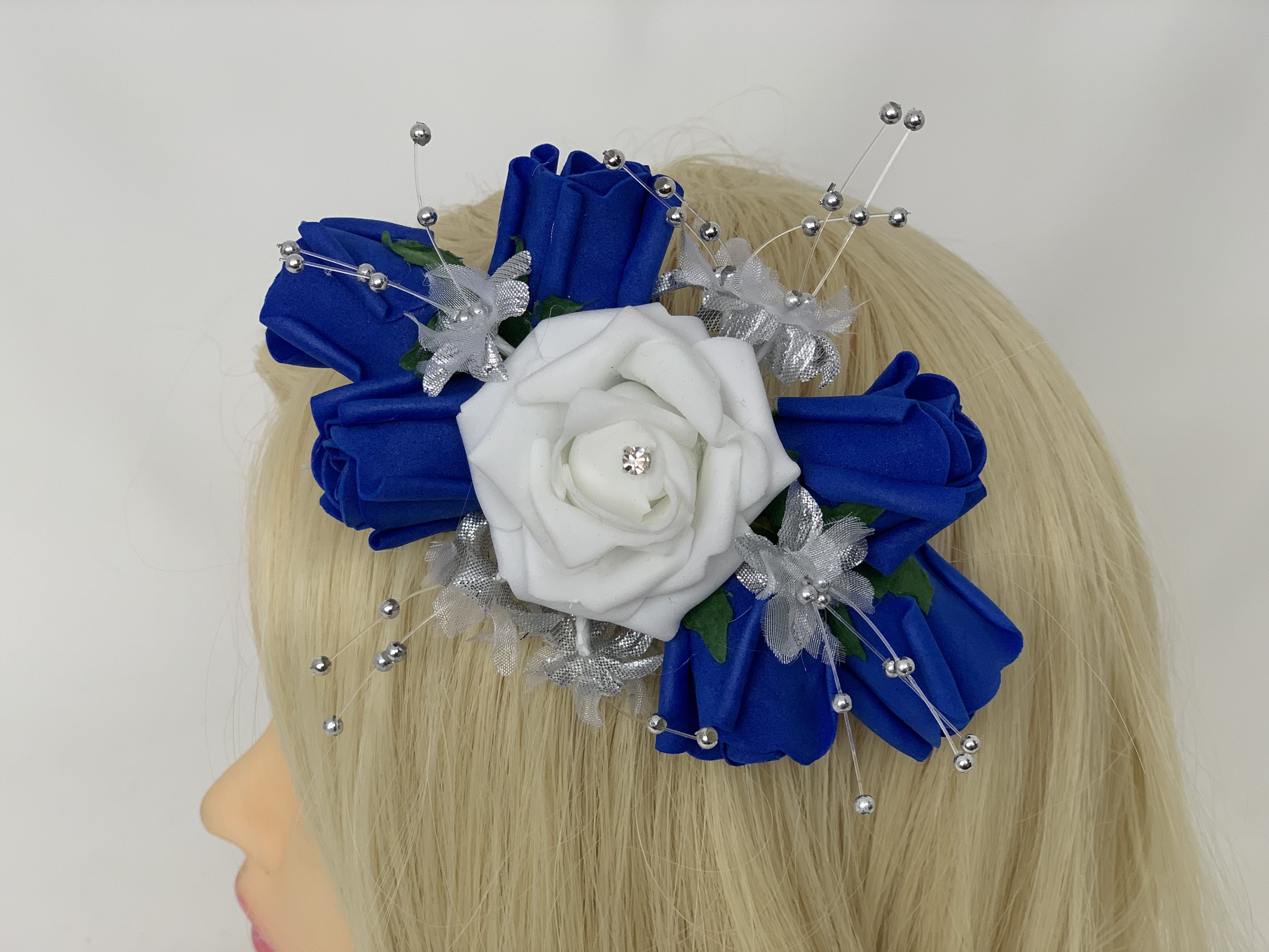Artificial Bridesmaid Flower Girl Luxury Hair Comb - Beautiful Bouquets