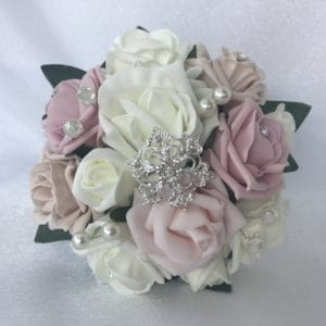 small bridesmaid brooch bouquet