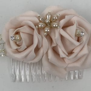 hair comb with pearls