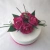 wedding cake toppers hot pink