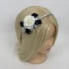side flower headband