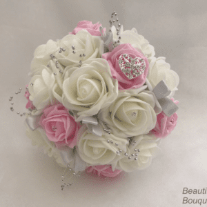 bridesmaid heart posy