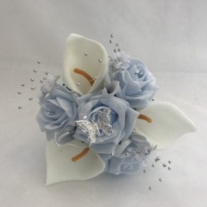 small bridesmaid bouquet with calla Lillies
