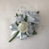 baby blue ladies mother of the brides pin on corsage