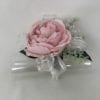 artificial wedding flowers - wrist corsage on bracelet