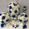 Artificial Wedding Bouquets - Royal Blue