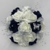 Artificial Bridesmaid Bouquet Posy - Silver Flower Sprays