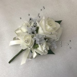 Artificial Buttonhole Wedding Corsage Ladies Pin On Corsage
