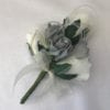 Artificial Ladies Buttonhole Wedding Corsage Glitter Hoops Diamante