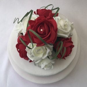 Artificial Wedding Cake Topper Curled Greenery