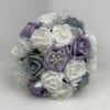 Artificial Wedding Flowers Package Brooches Roses 3 Colours Bridesmaid Posy