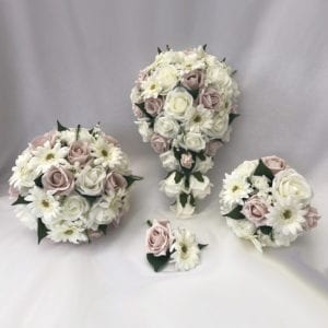 Artificial Wedding Flowers Package Gerbera
