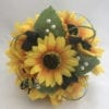 Artificial Wedding Flowers Bridesmaid Posy Sunflower