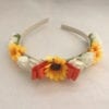 Artificial Wedding Flowers Bridesmaid Headband Sunflower