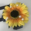 Artificial Wedding Flowers Wrist Corsage Sunflower