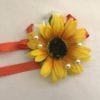 Artificial Wedding Flowers Prom Wrist Corsage Sunflower