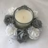 Artificial Wedding Flowers Candle Ring