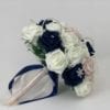 Brides Posy With Snowflakes & Glittered Hoops