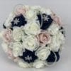 Brides Posy With Snowflakes & Glittered Hoops