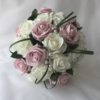 Artificial Wedding Bouquets - Brides Posy Vintage Pink
