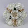 Artificial Wedding Flowers - bridesmaid Small posy Snowflakes