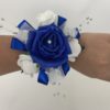 Wrist Corsage On Bracelet - Royal Blue
