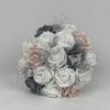 Medium Bridesmaid Posy Blush Pink Grey