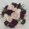 Artificial Wedding Flowers Blush Pink and Burgundy