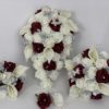 Artificial Wedding Flower Bouquets - Burgundy