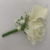 silk calla lily with gypsophila buttonhole
