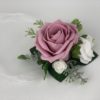 wrist corsage dusty pink